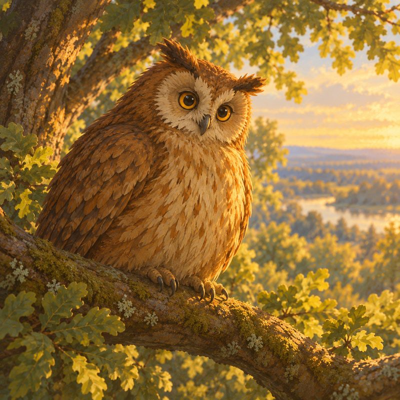 Frau Uhu (Buchillustration)